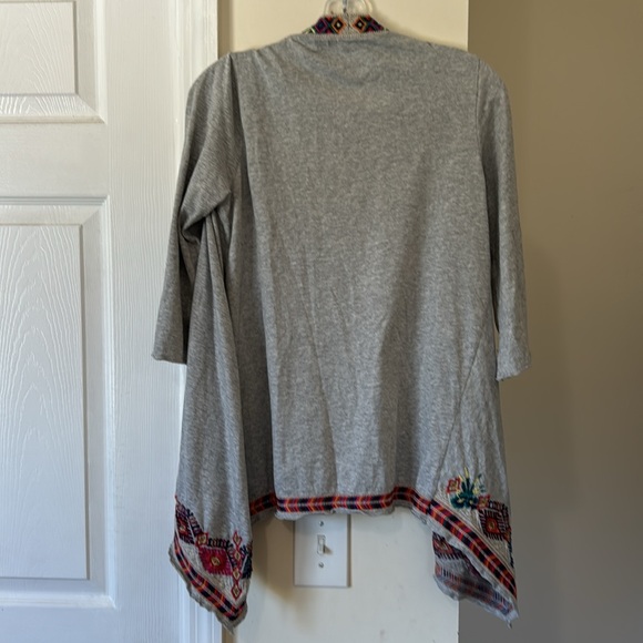 Johny Was embroidered cardigan - Picture 7 of 8
